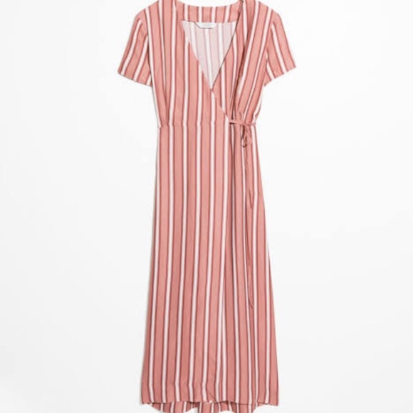 & Other Stories Dresses & Skirts - & Other Stories pink Striped Midi Wrap